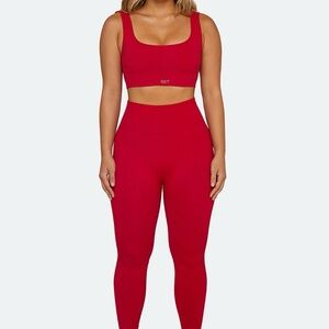 Set active sculptflex leggings in color barn (red)